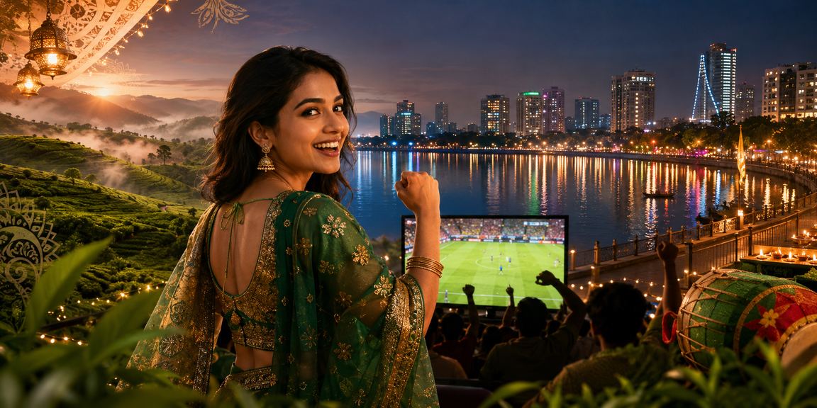 An fm24 VIP member in Dhaka enjoying the betting experience at a tea garden